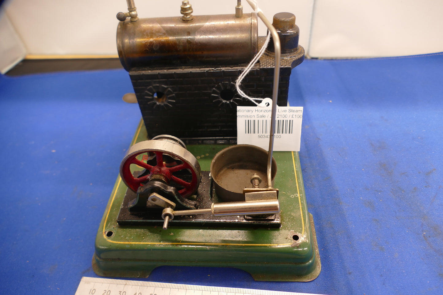 Doll Stationary Horizontal Live Steam Engine
