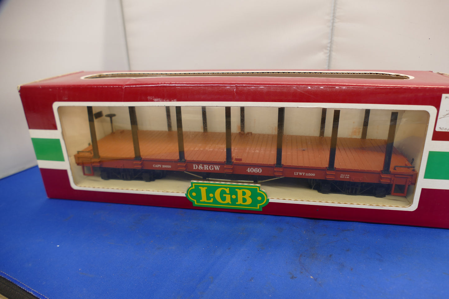 LGB 4060 Flat Bed Brown Cargo Truck Flatbed wagon D&RGW (used)