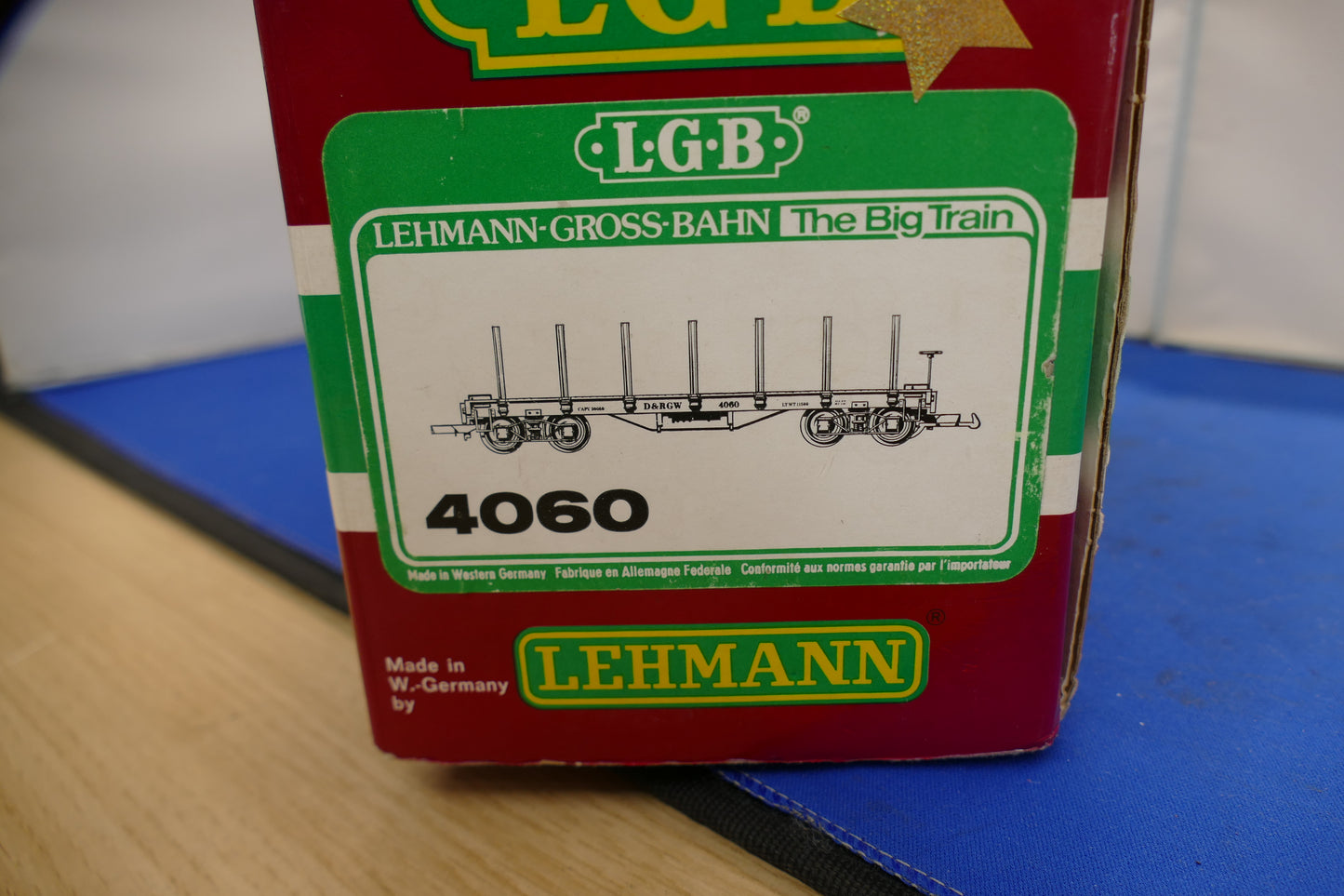LGB 4060 Flat Bed Brown Cargo Truck Flatbed wagon D&RGW (used)