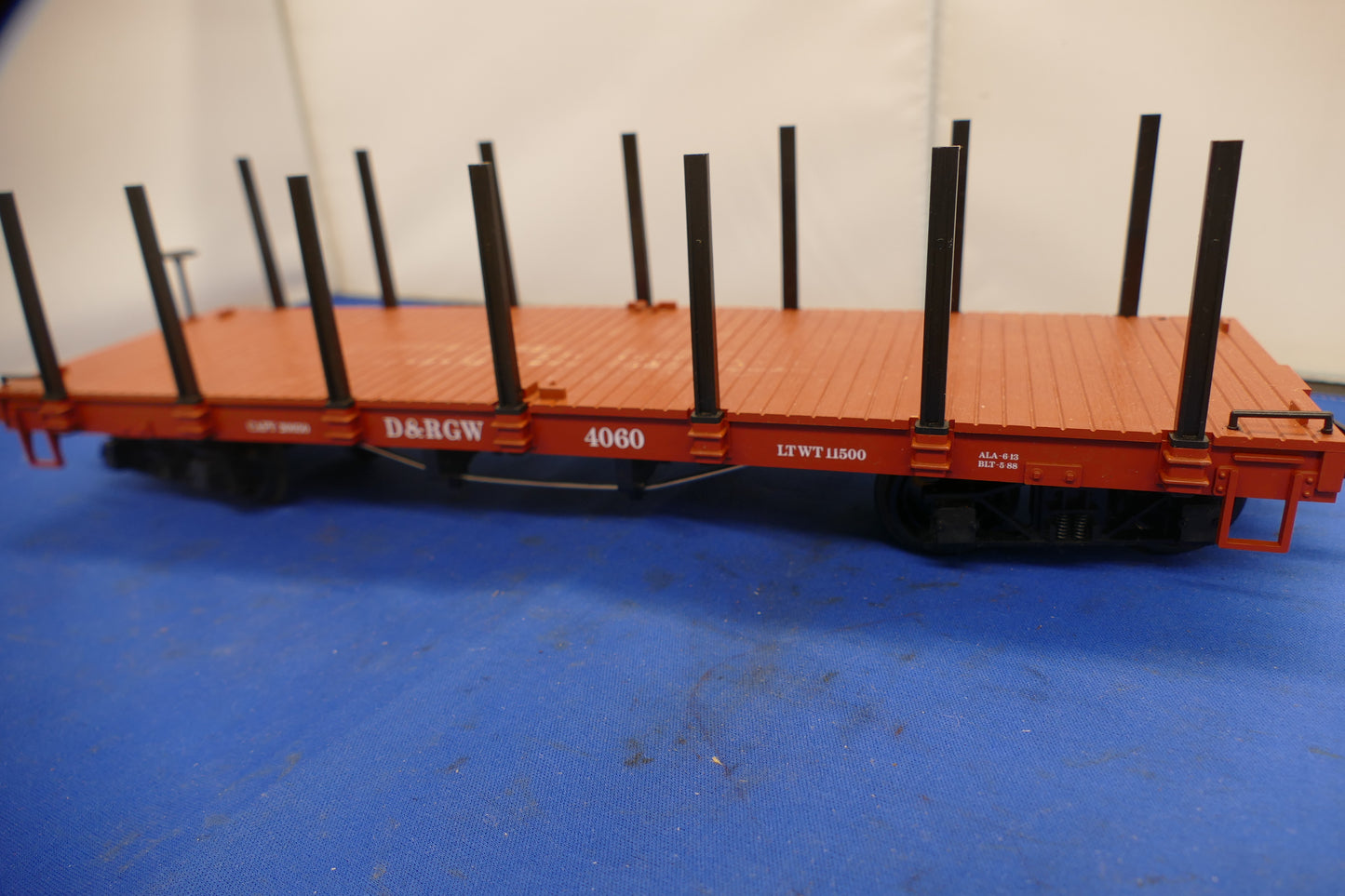 LGB 4060 Flat Bed Brown Cargo Truck Flatbed wagon D&RGW (used)