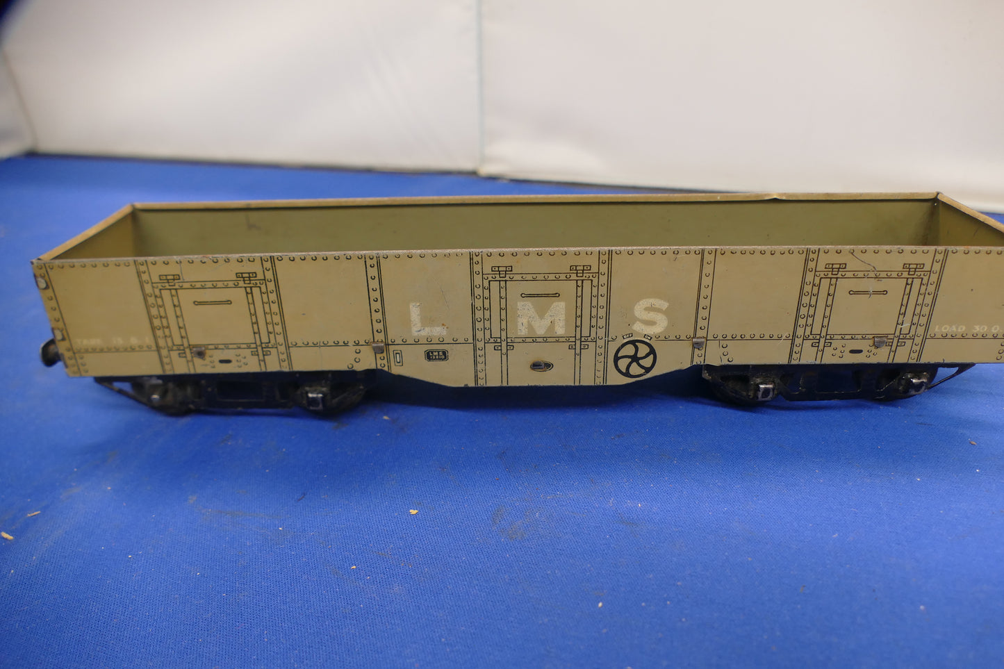 Hornby O Gauge Tinplate Open Wagon "LMS" (used)