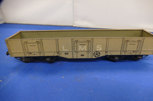 Hornby O Gauge Tinplate Open Wagon "LMS" (used)