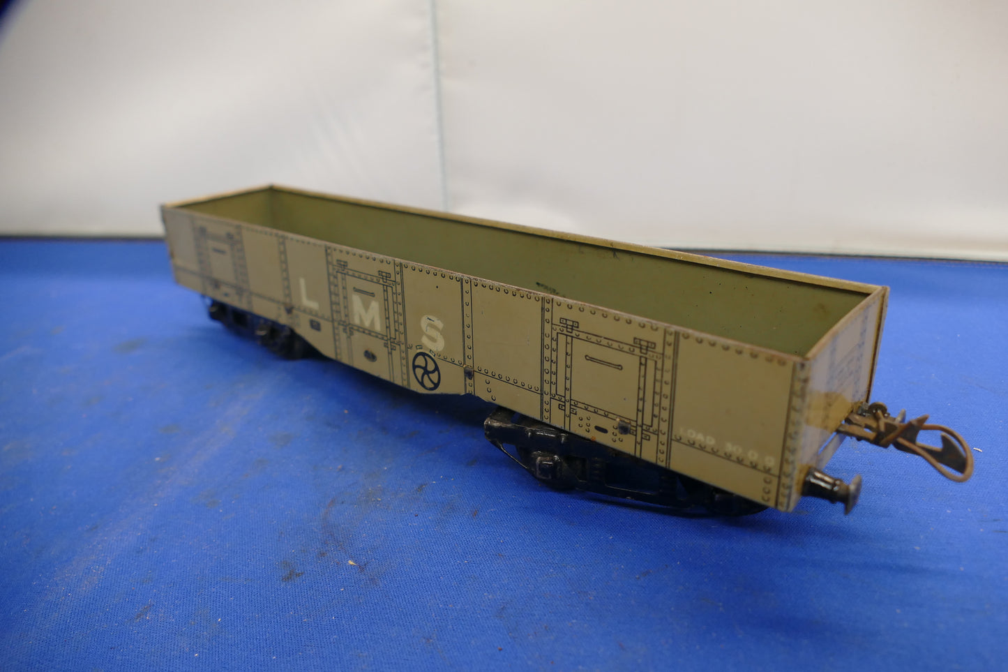 Hornby O Gauge Tinplate Open Wagon "LMS" (used)