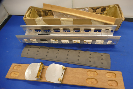 "O" Gauge Box of Coach Parts (used)