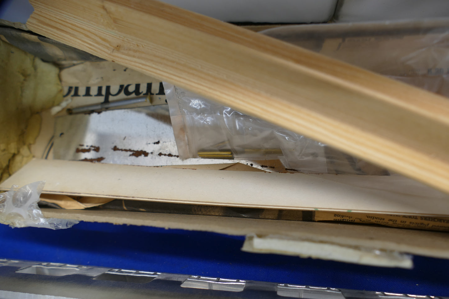 "O" Gauge Box of Coach Parts (used)