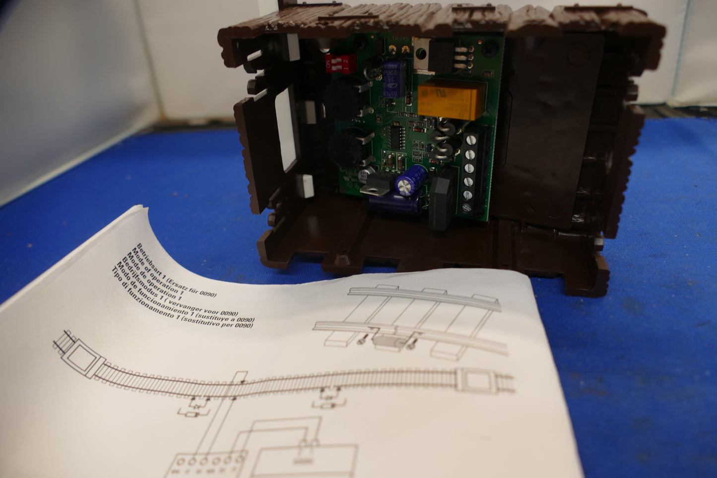 LGB G Scale Shuttle train automatic circuit box.  (used)