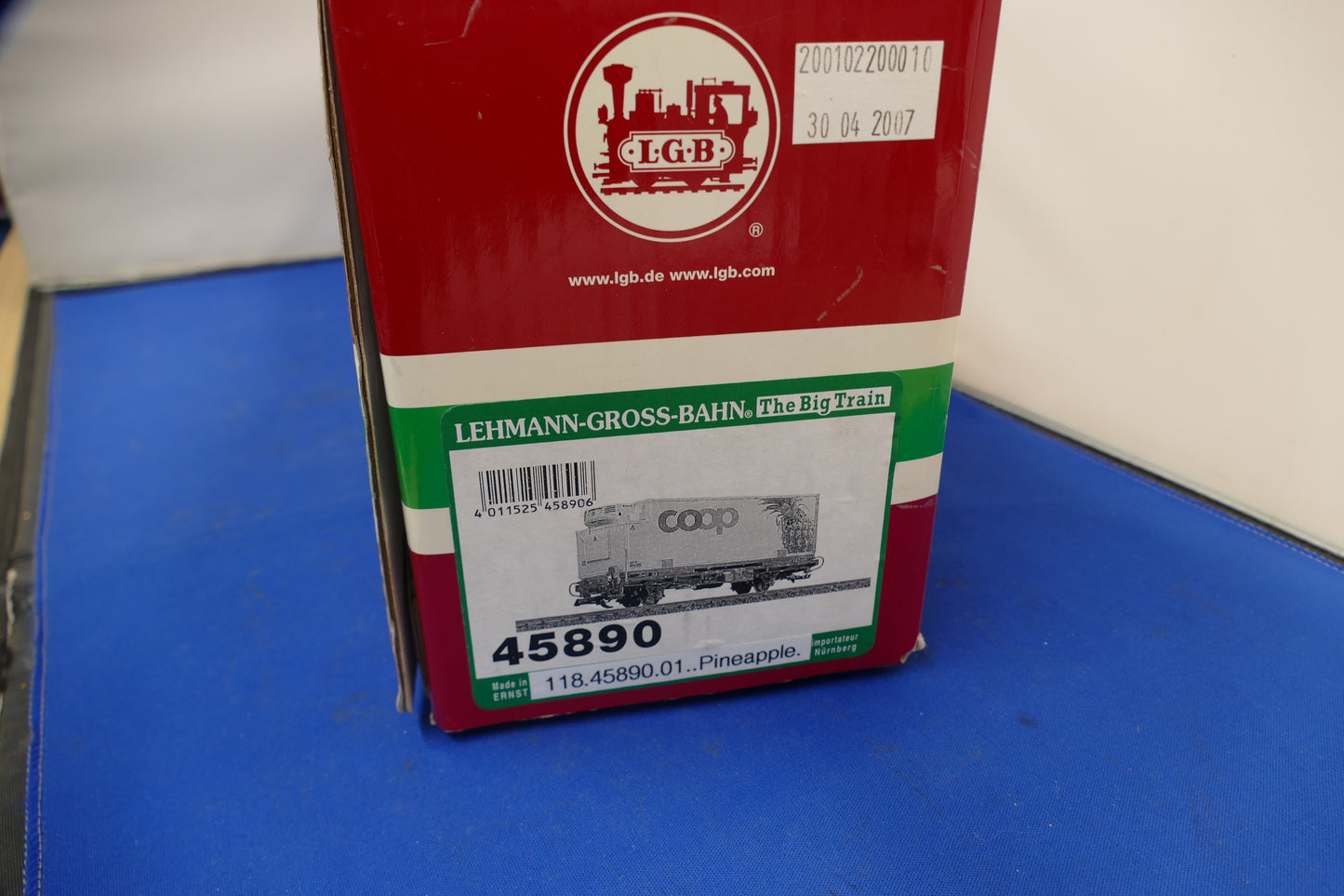 LGB 45890 RhB Container Wagon - Pineapple (used)