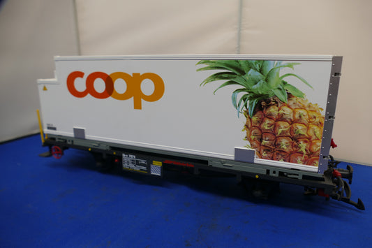 LGB 45890 RhB Container Wagon - Pineapple (used)