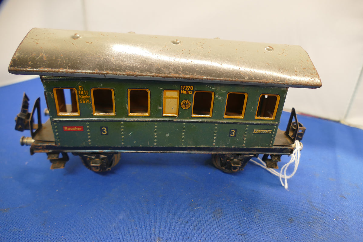 Marklin O Gauge Tinplate Coach