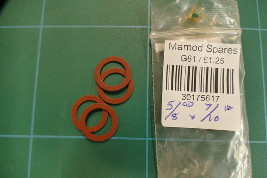 G61 Fibre Washer 5/8" OD X 7/16" ID