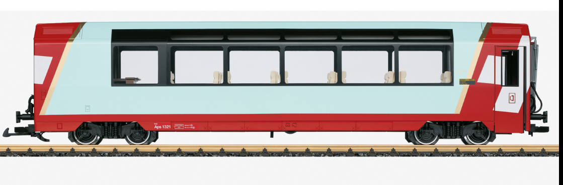 LGB G Scale RhB Excellence Class Panorama Car 33670
