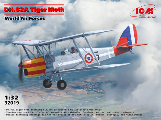 DH.82A Tiger Moth of the World Air Forces ICM32019