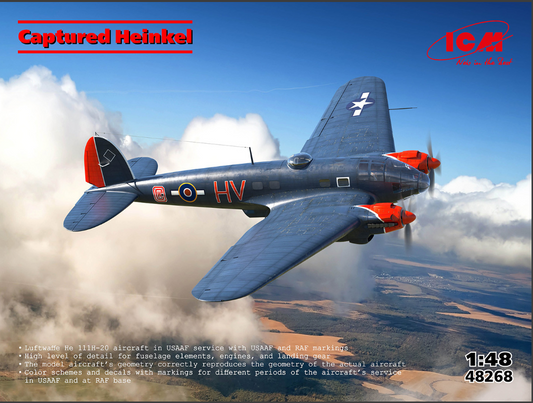 'Captured Heinkel' He 111H-20 Bomber  ICM48268
