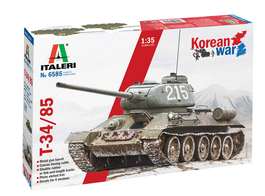 Italeri 1/35 T-34/85 Korean War