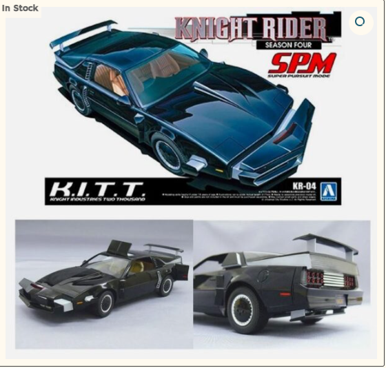 Knight Rider K.I.T.T. 1/24 model Kit – Tony Green Steam Models