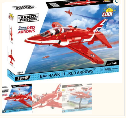 Cobi Red Arrows BAe Hawk 1/48 Brick Model