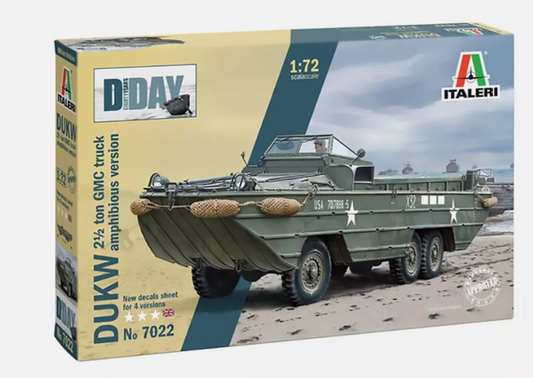 Italeri 7022 1/72 DUKW Amphibious Truck D-Day