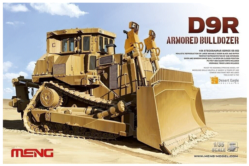 Meng - D9R Armored Bulldozer model kit