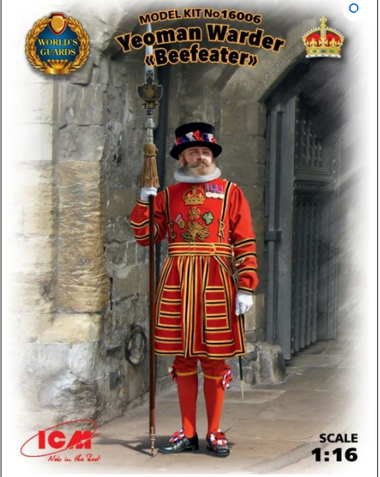 ICM 16006 1/16 - British Yeoman Beefeater Kit