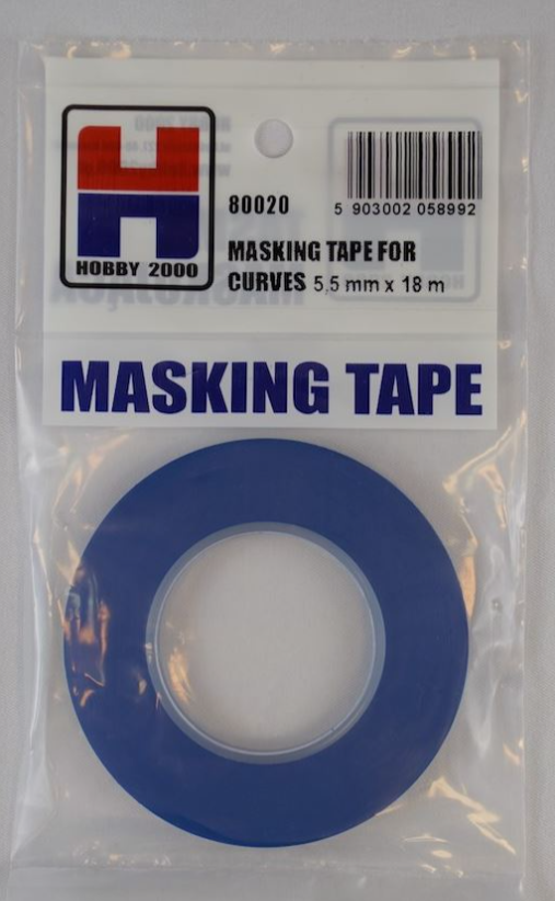 Hobby 5.5mm Masking Tape for Curves