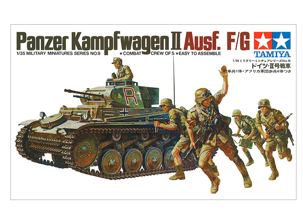 Tamiya - German Panzerkampfwagen II KIT - 35009
