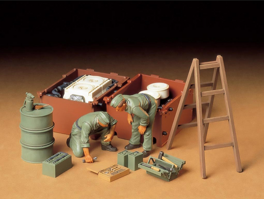 Tamiya - GERMAN TANK MAINTENANCE CREW KIT- 35180