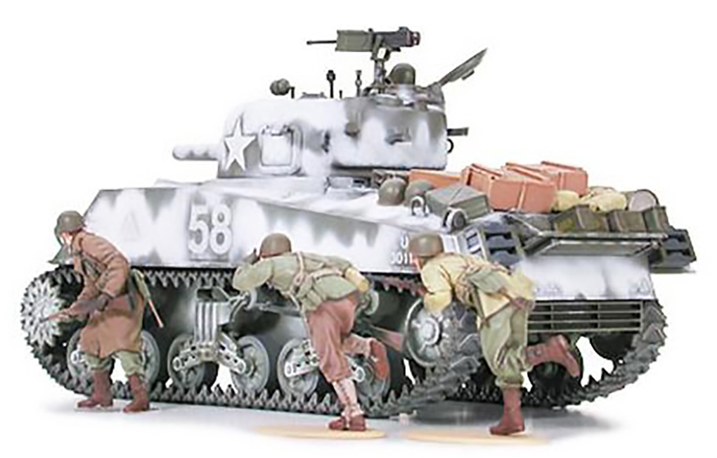 Tamiya - M4A3 SHERMAN 105MM HOWITZER KIT- 35251