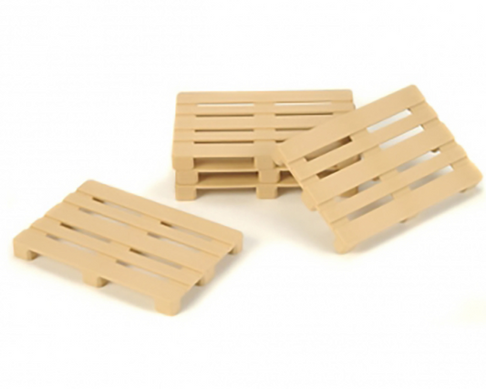 1:14 Euro-Pallet-Set (5) Plastic/Beige 907049