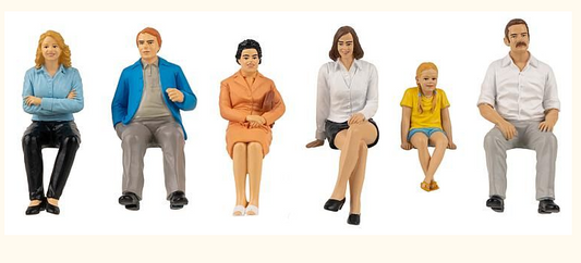 Pola 331508 Seated People (6) Figure Set