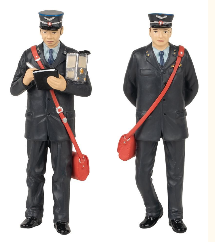 Pola 331524 Swiss Railway Staff (2) Figure Set