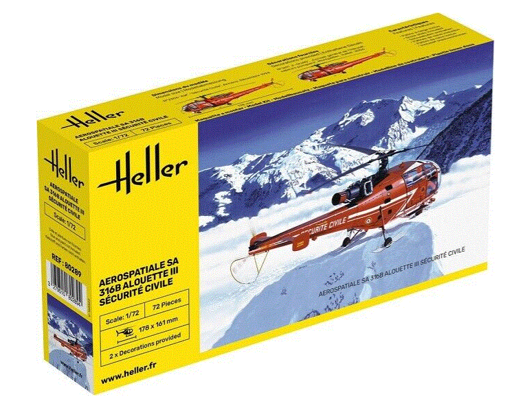 Heller 80289 1:72 Alouette III