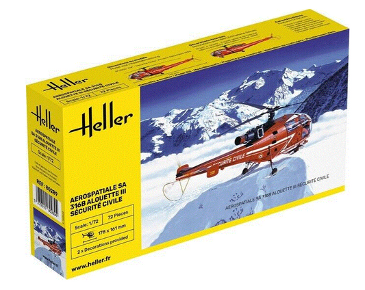 Heller 80289 1:72 Alouette III