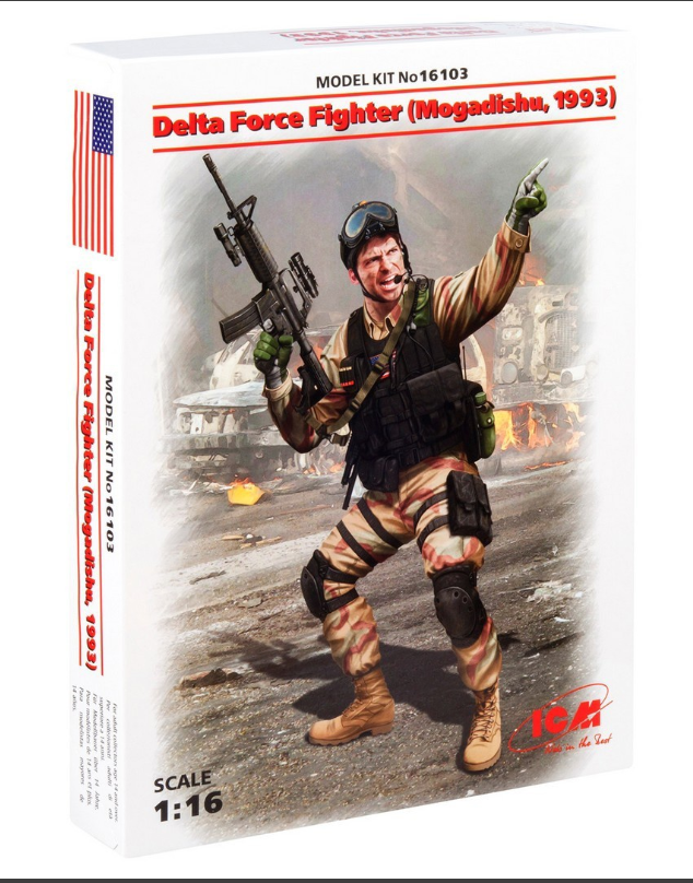 ICM Delta Force Fighter (Mogadishu, 1993) 1:16 Fighter