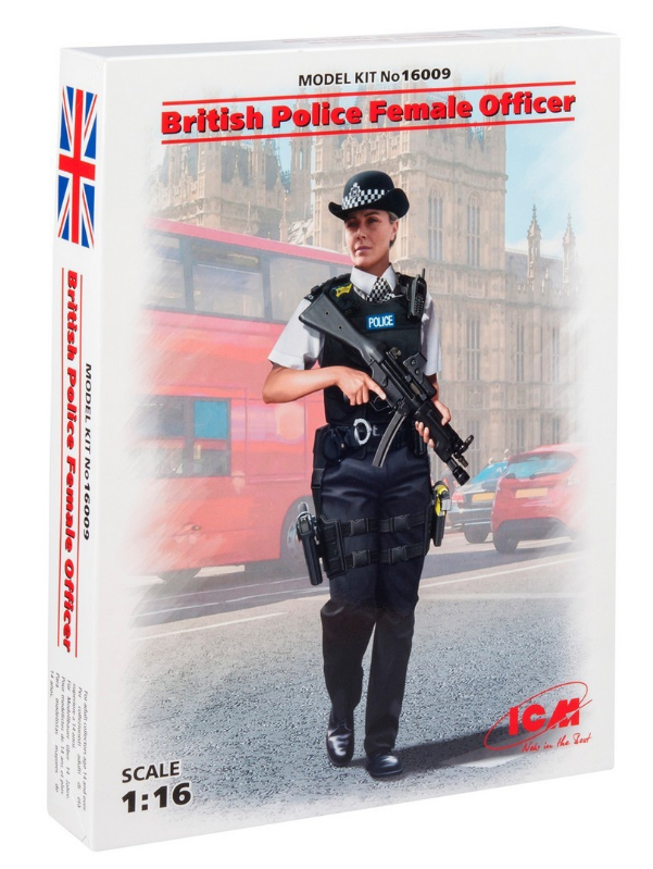 British Police Female Officer 1:16 Figure