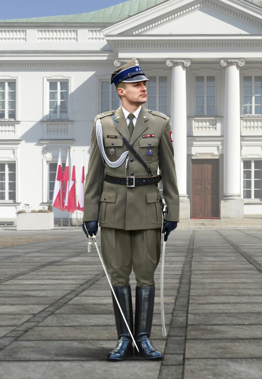 Polish Regiment Representative Officer 1:16 Figure