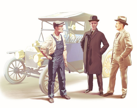 Henry Ford & Co with 3 Figures