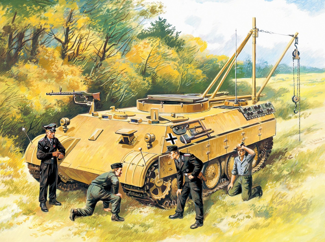 German Tank Crew (1943-1945) 4 Figures