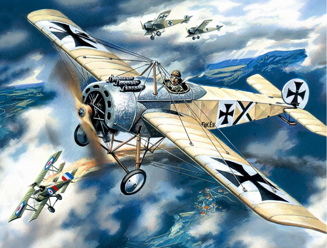 Fokker E.IV, WWI German Fighter Plane
