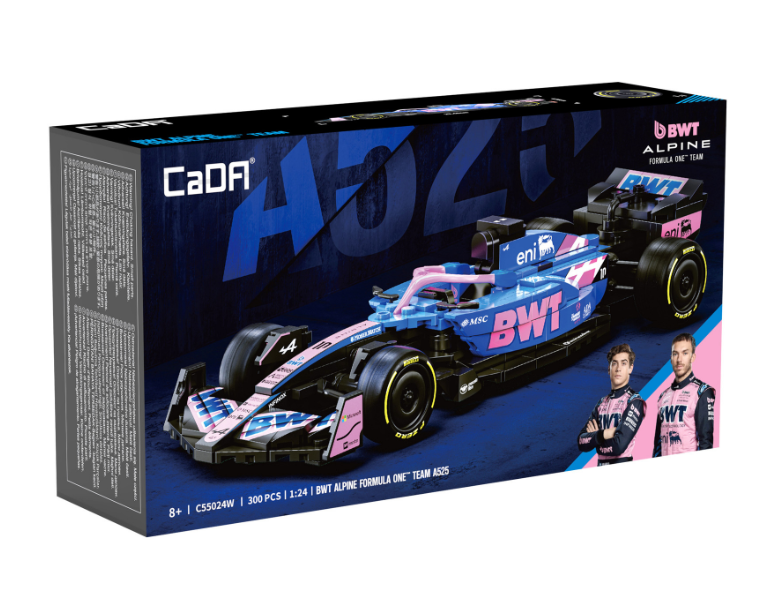 1:24 BWT Alpine F1 Team A525 Racing Car - 300 pcs