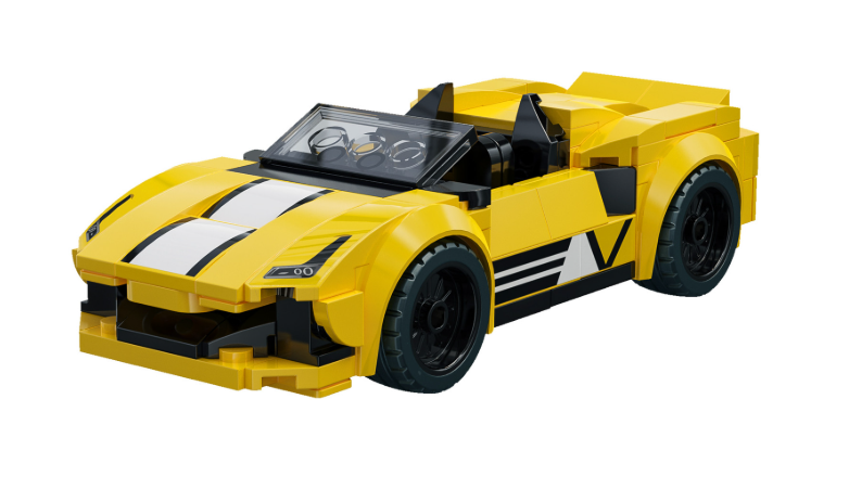 Cada Golden Star Crest Racing Car - 160 pcs