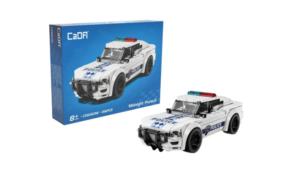 Cada Midnight Pursuit Police Car - 156 pcs