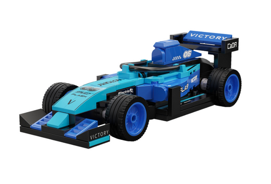 Cada Blue Circuit Racing Car - 123 pcs