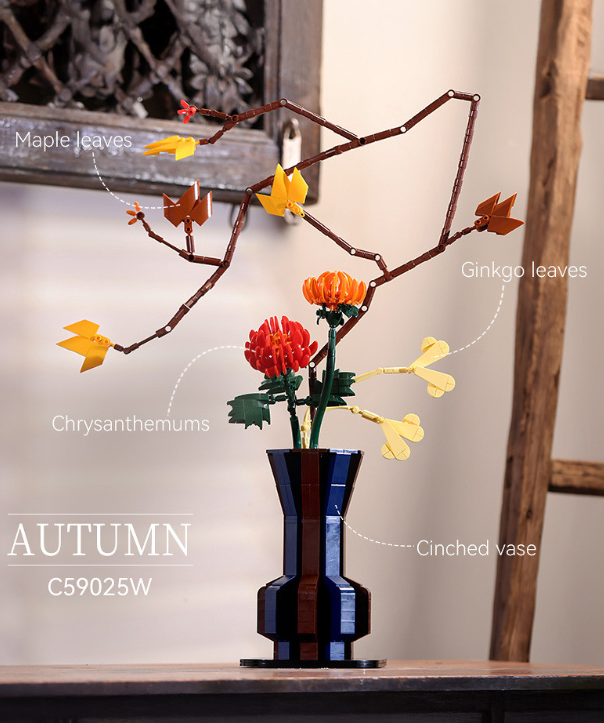 Cada Oriental Floral Art: Autumn - 795 pcs