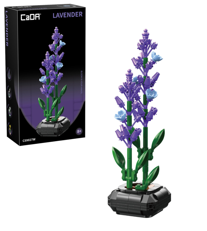 Cada Lavender Building Block Planter - 205 pcs
