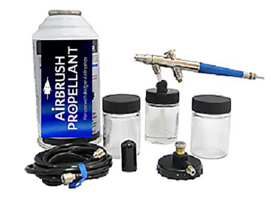Siphon Feed 200 Airbrush, with Propel, Jar, Regulator & Hose