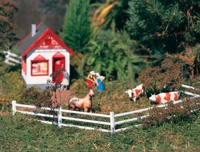 Piko White Wooden Fence 62291