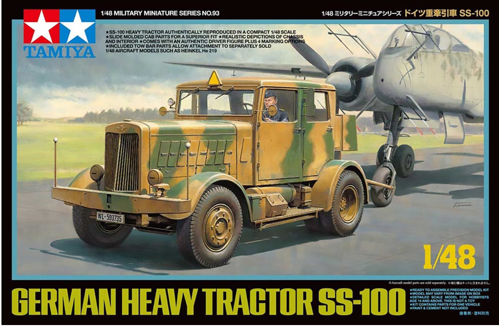 TAMIYA - 1/48 German Heavy Tractor SS-100