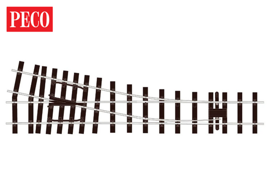 PECO Streamline G-45 CODE 250 Turnout, Medium Radius, Right Hand