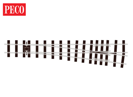 PECO Streamline SM-32 CODE 200 Turnout, Medium Radius, Right Hand