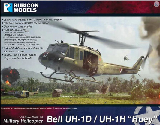 Rubicon Models 280119 1/56 Bell UH-1D / UH-1H “Huey” helicopter
